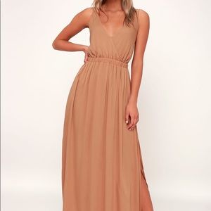 Nude Maxi Dress